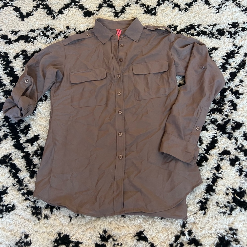 Eight Sixty long sleeve button up, size S